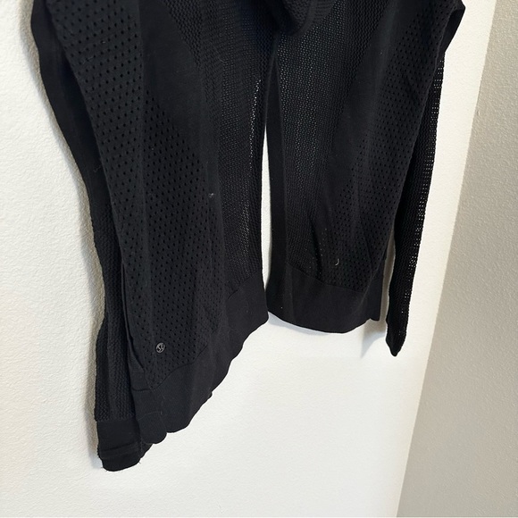 Lululemon Still Movement Wrap Cardigan Hooded Black Size Small Women’s Pockets - Picture 10 of 11
